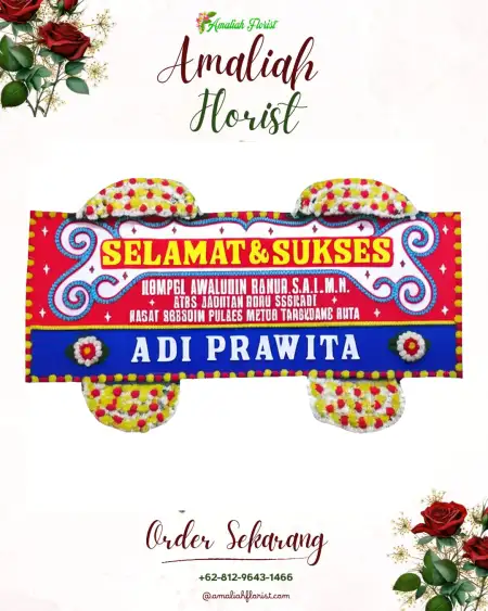 Papan Bunga Ucapan Selamat Srandil
